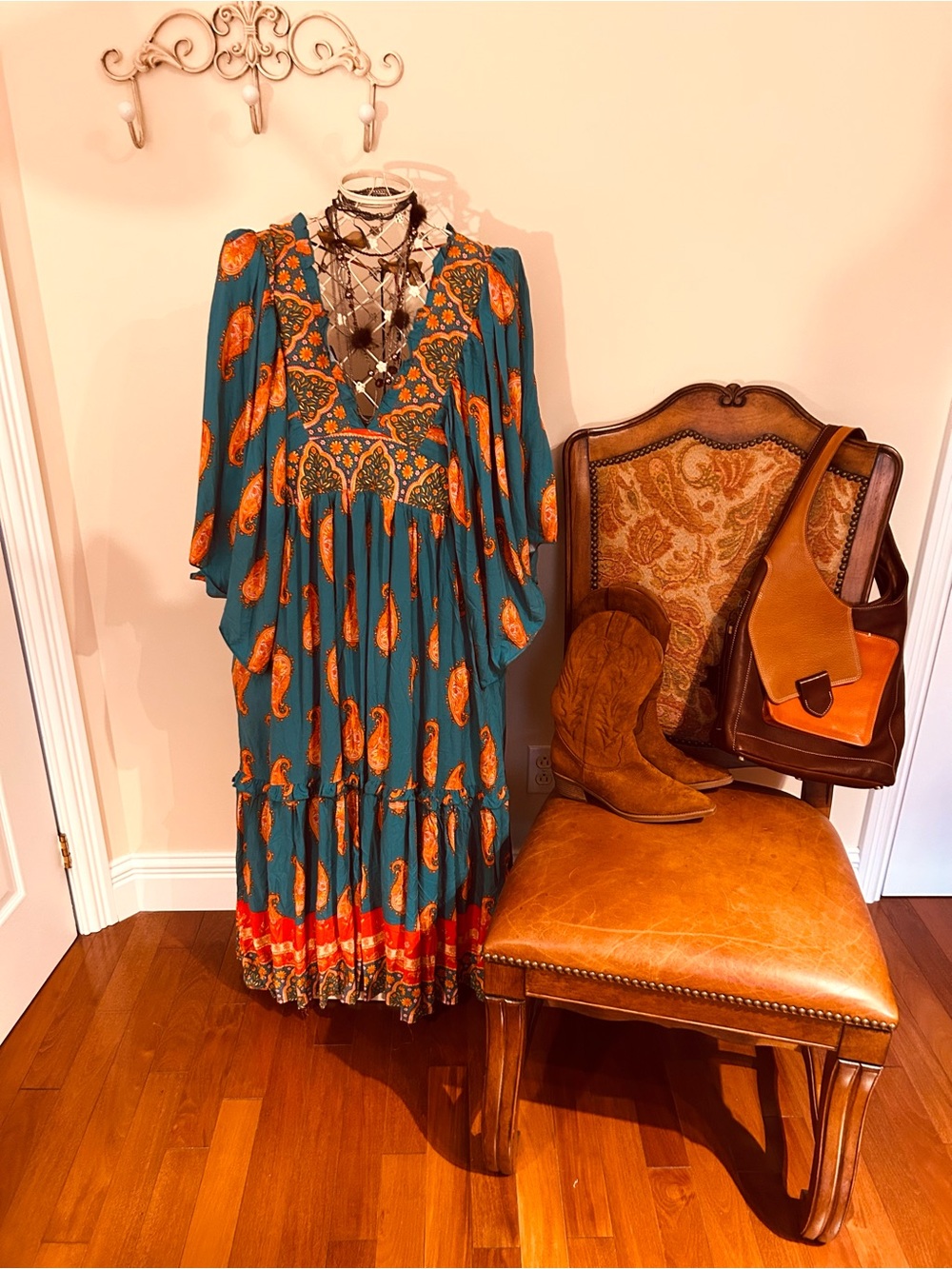 Boho dress XL new with tags